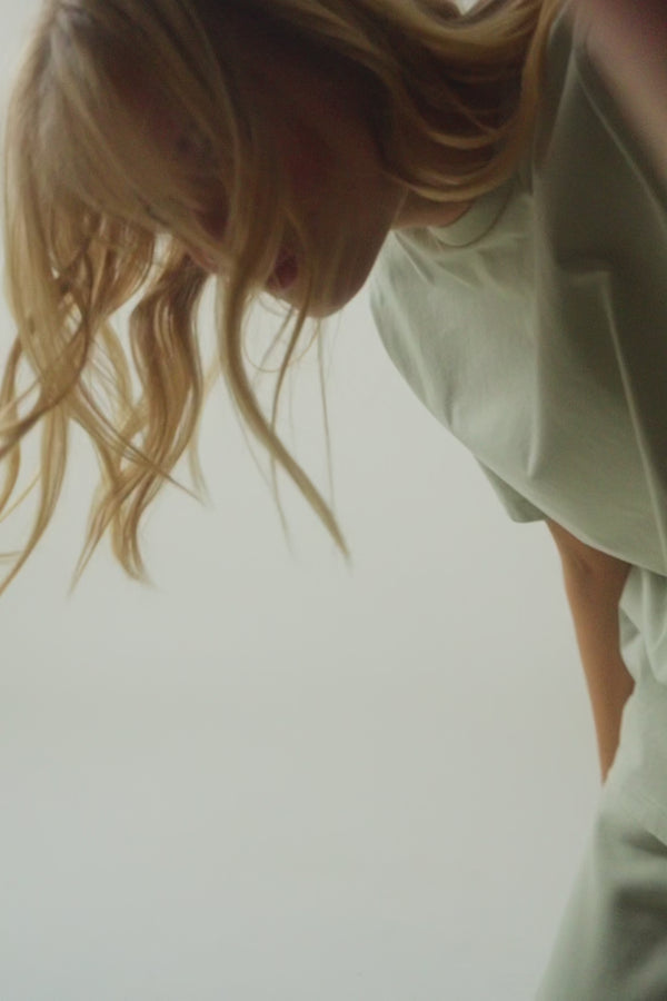 Oh April Boyfriend T-Shirt Soft Green