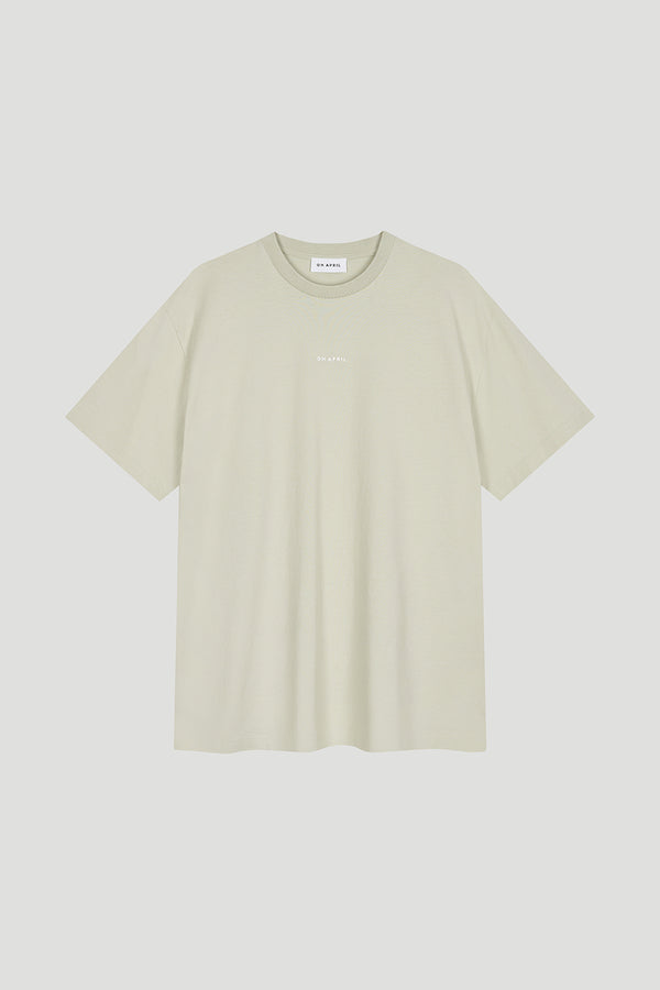 oh april Boyfriend T-Shirt Soft Green