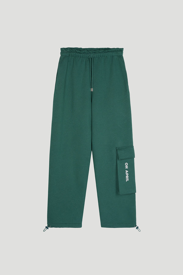 oh april Cargo Jogger Forest Green