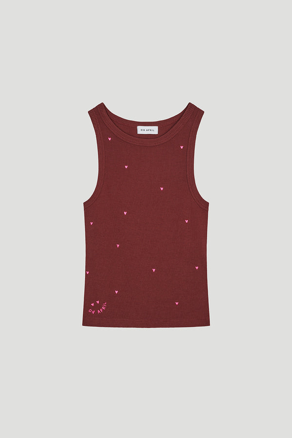 Oh April Dany Top Cherrywood