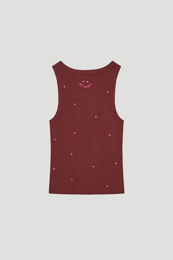 Oh April Dany Top Cherrywood