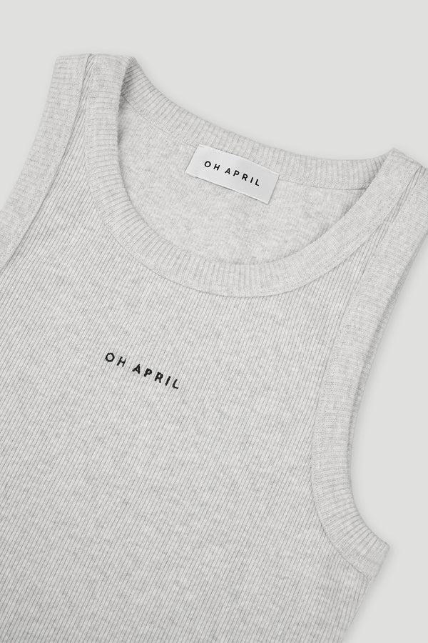 Oh April Dara Top Grey