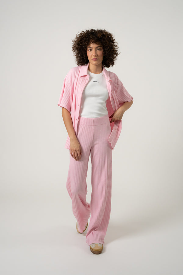 Oh April Eira Flared Pants Baby Rose