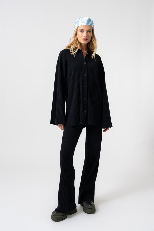 Oh April Fleur Blouse Black