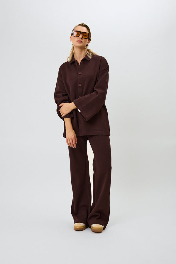 Oh April Fleur Winter Blouse Truffle