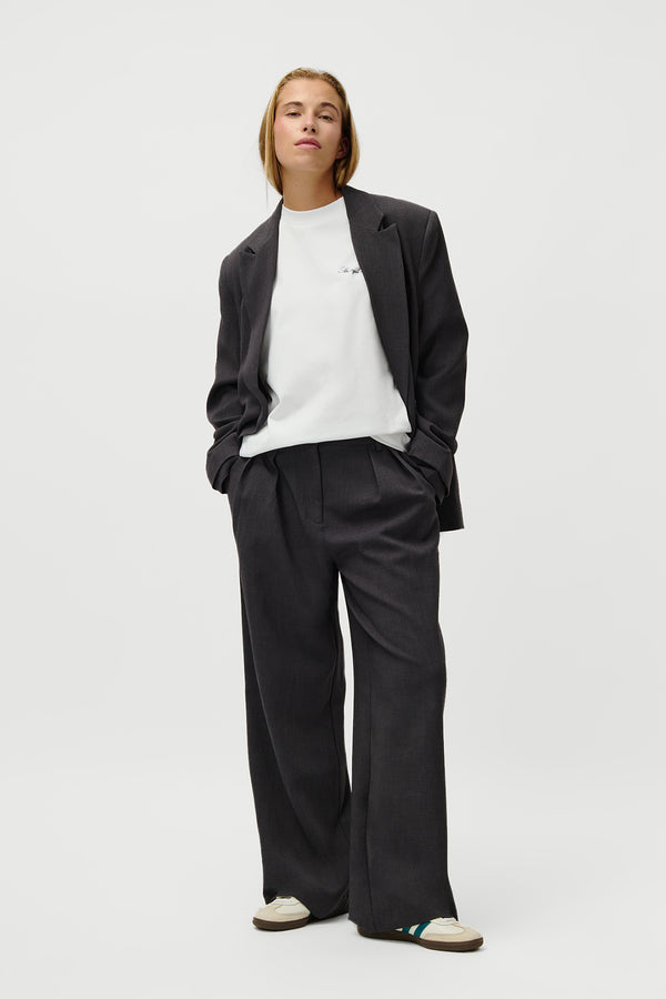 oh april Franja Pants Dark Grey Melange