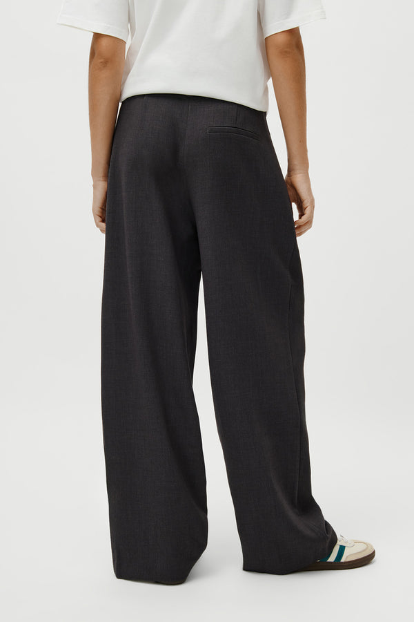 Oh April Franja Pants Tall Dark Grey Melange