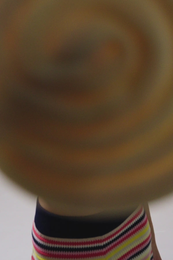 Oh April Harlee Knit Pants Multicolor Stripe