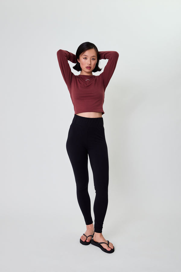 oh april Ica Longsleeve Cherrywood