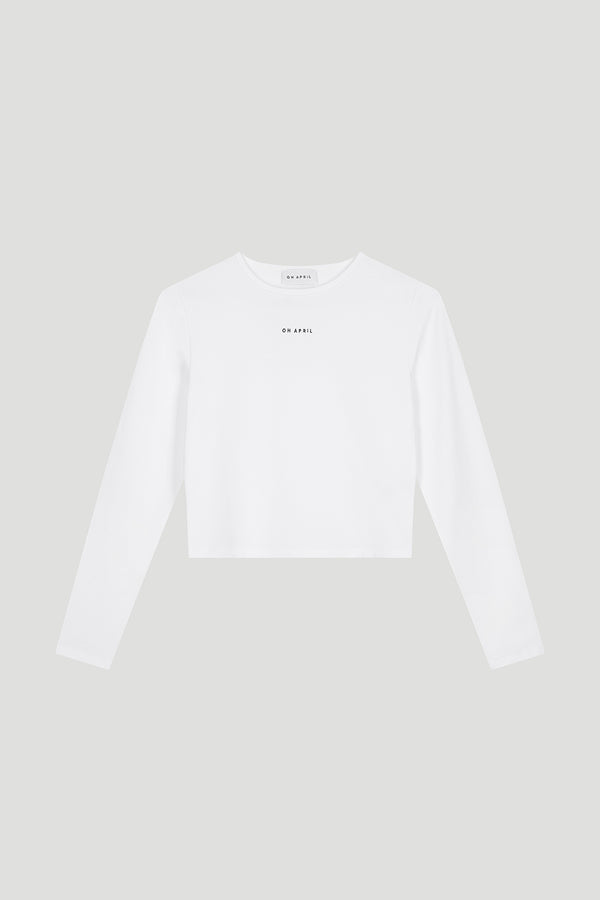 oh april Ica Longsleeve White