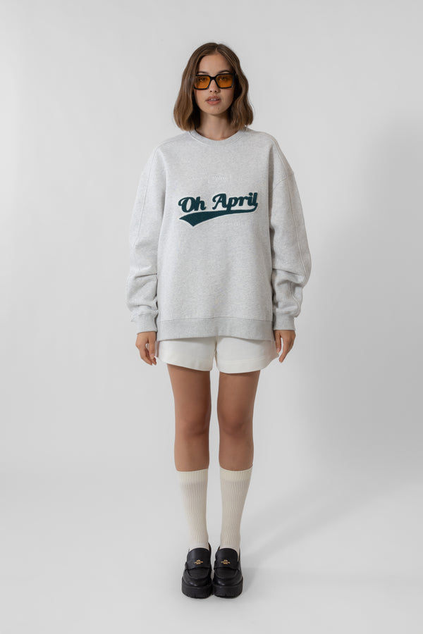 Oh April Ivo Sweatshirt Retro OH APRIL Grey