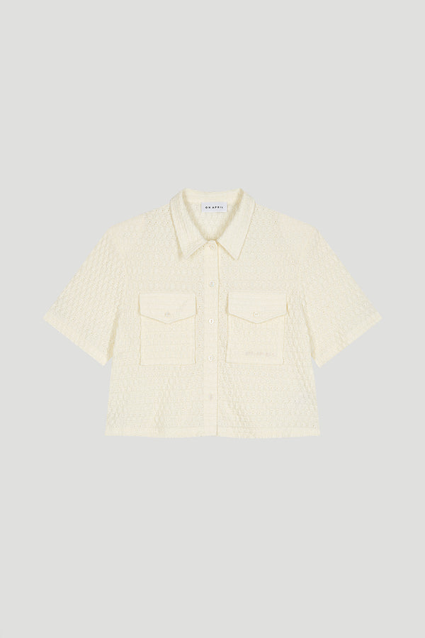 Oh April Jah Blouse Vanilla