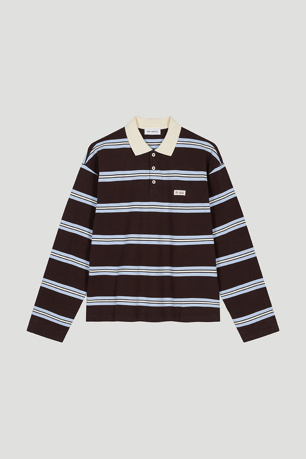 Oh April Jolina Polo Windsurfer Stripe