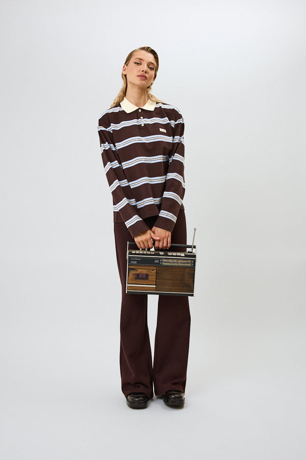 Oh April Jolina Polo Windsurfer Stripe