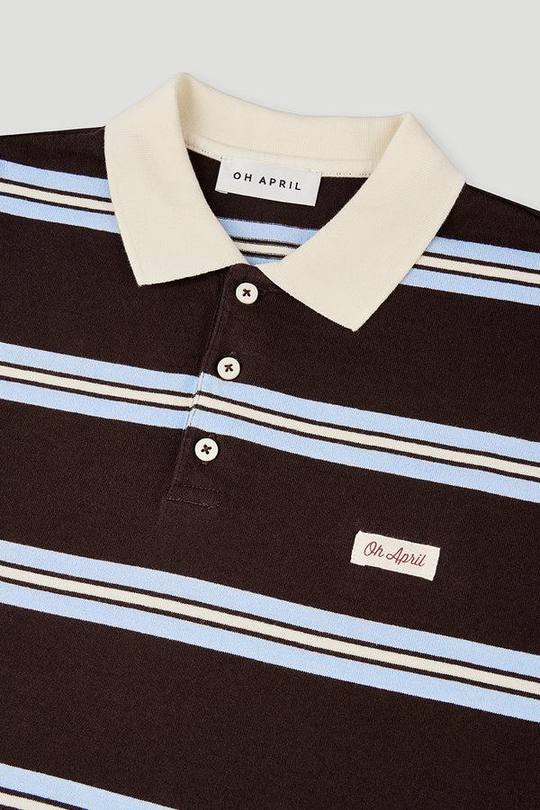 Oh April Jolina Polo Windsurfer Stripe