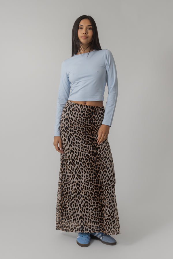 Oh April Kaiya Mesh Skirt Leo