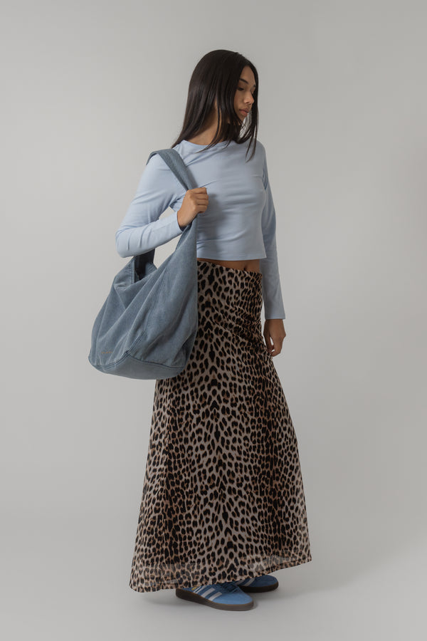 Oh April Kaiya Mesh Skirt Leo