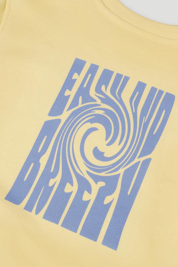 Oh April Kids Sweater Breezy Pastel Yellow