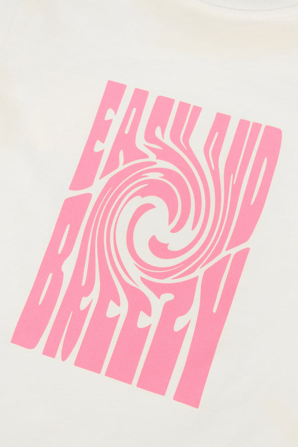 Oh April Kids T-Shirt Breezy Off White/Blush