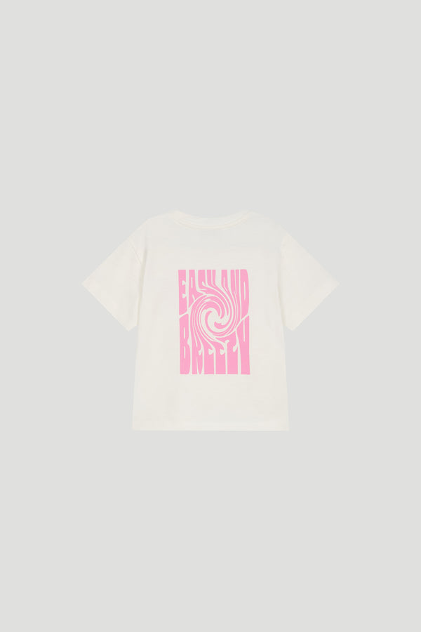 oh april Kids T-Shirt Breezy Off White/Blush