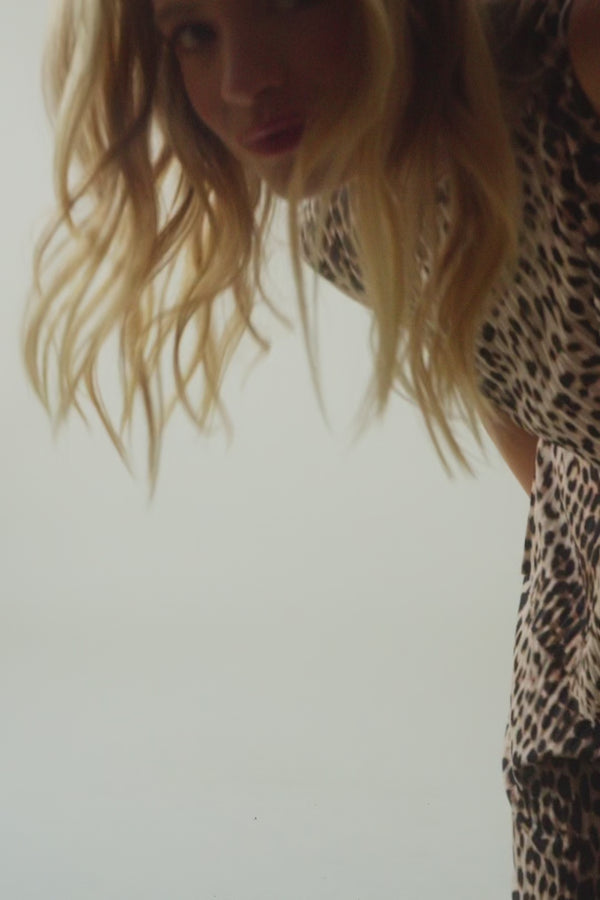 Oh April Kiera Plissee Pants Leo