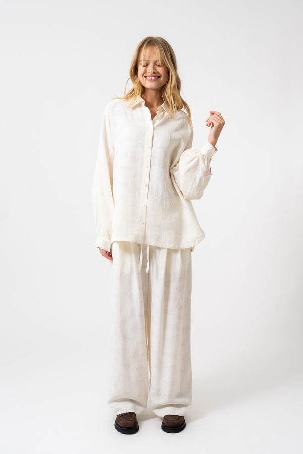 Oh April Lah Blouse Vanilla