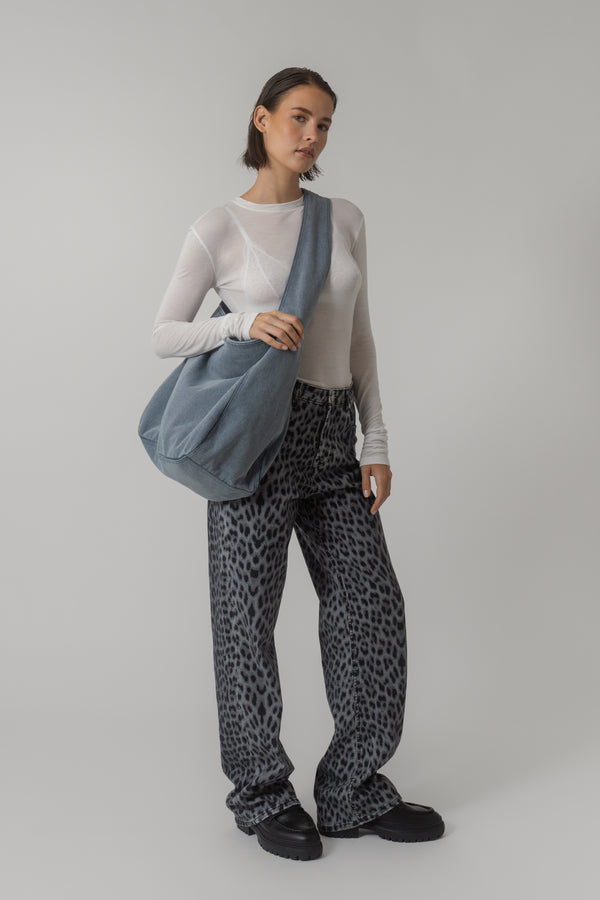 Oh April Lane Shopper Bag Denim Blue