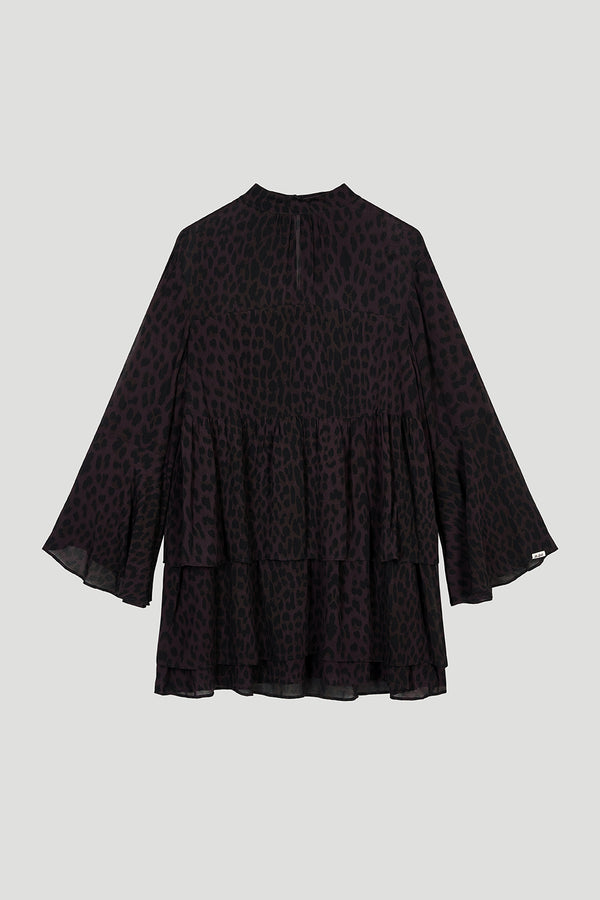 Oh April Lavinia Volant Dress Leo Truffle