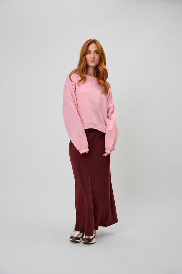Oh April Light Sweater Mental Health Rose