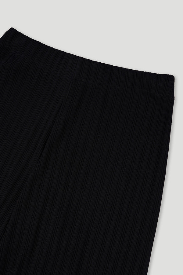 Oh April Lyle Flared Pants Black