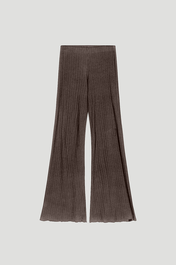 oh april Lyle Flared Pants Hot Fudge