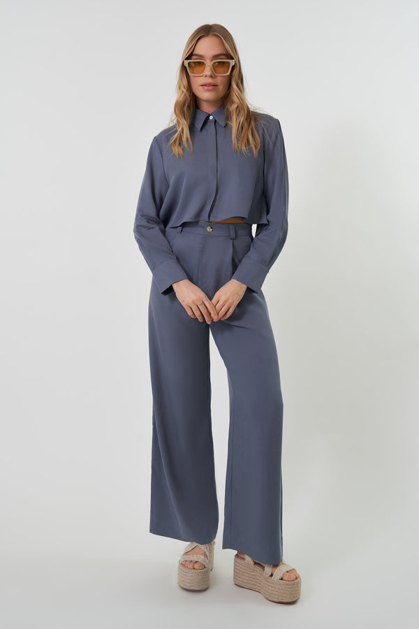 Oh April Mélie Blouse Blue