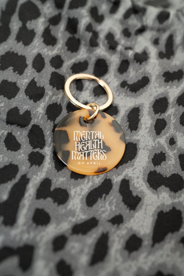 Oh April Mental Health Keyring Leo
