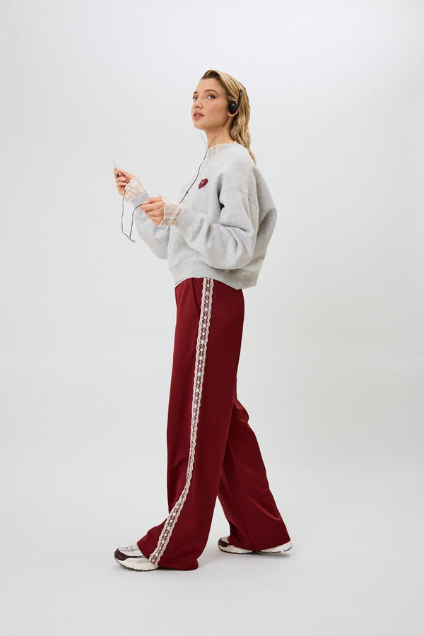 Oh April Nina Sweater Grey Melange