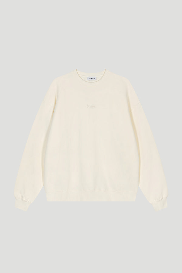 Oh April OV Sweater Good Karma Off White