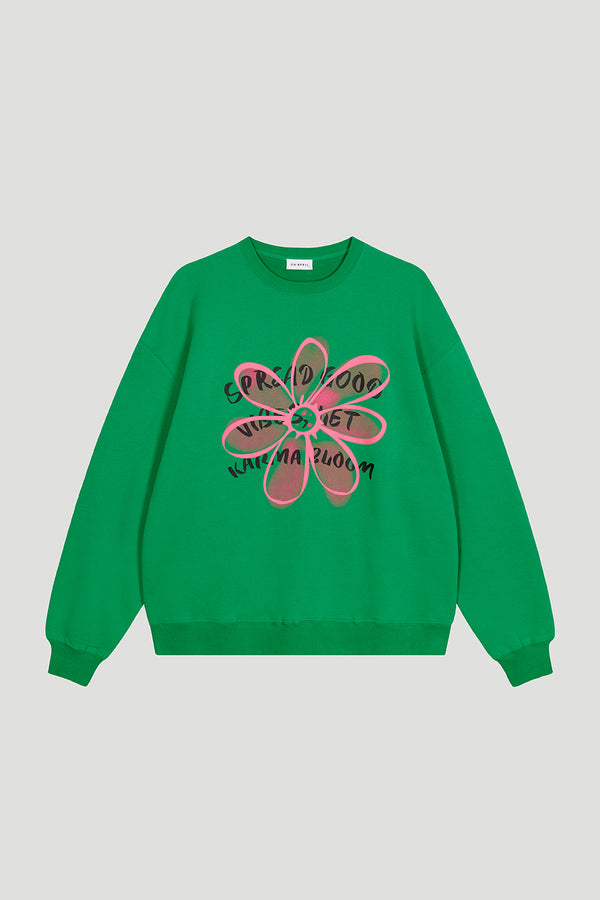 oh april OV Sweater Good Vibes