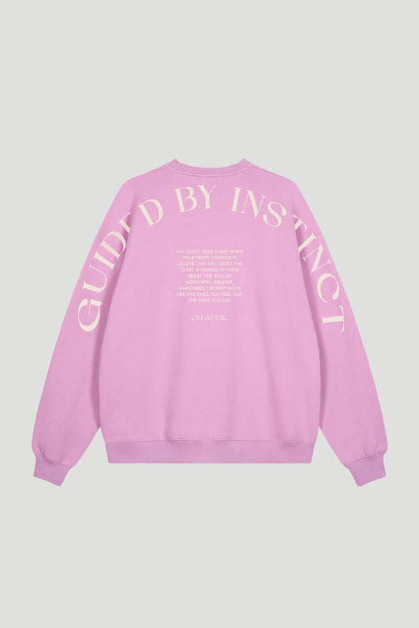 Oh April OV Sweater Guided Instinct Bright Lilac