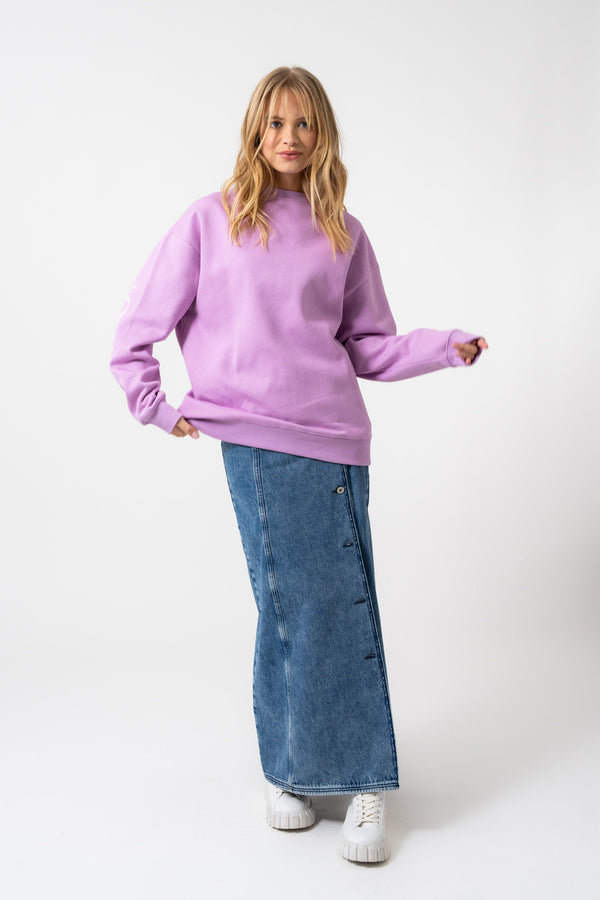 Oh April OV Sweater Guided Instinct Bright Lilac