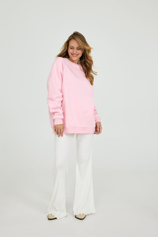 Oh April OV Sweater Hot Mum Club Baby Rose