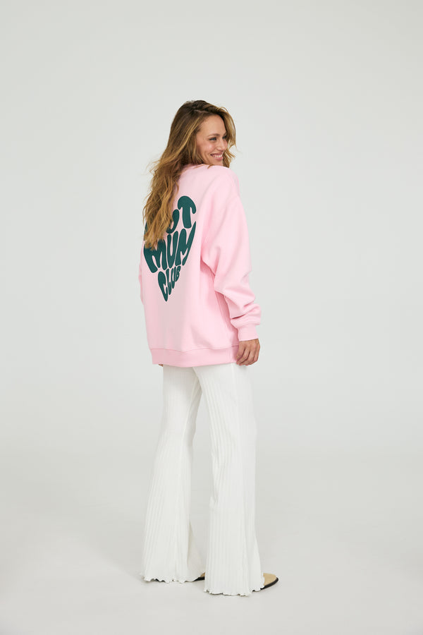 Oh April OV Sweater Hot Mum Club Baby Rose