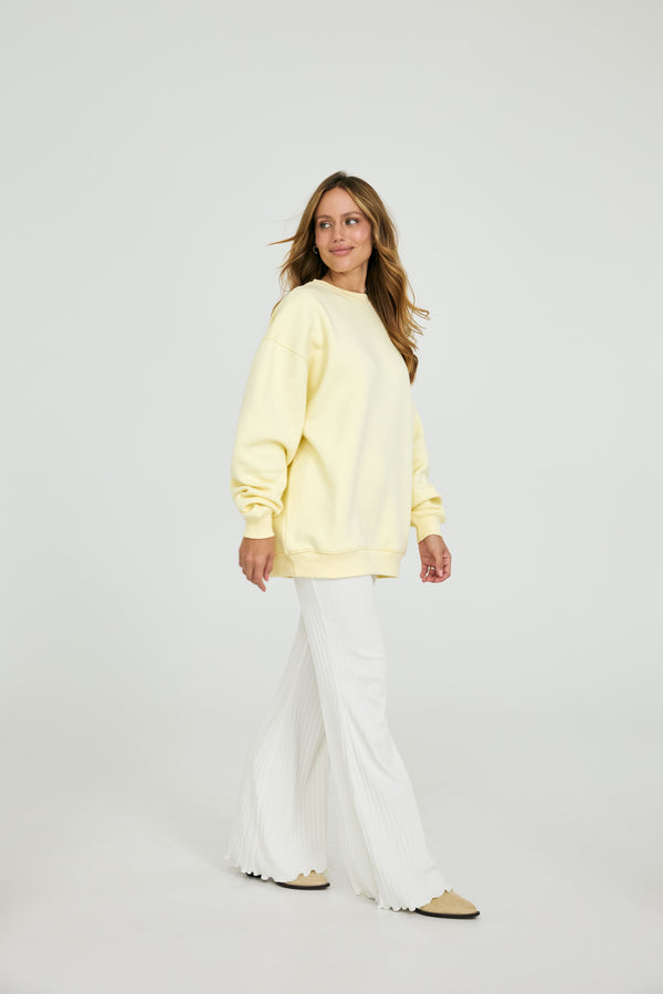 oh april OV Sweater Hot Mum Club Lemon