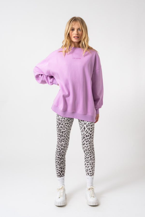 Oh April OV Sweater Positive Bright Lilac