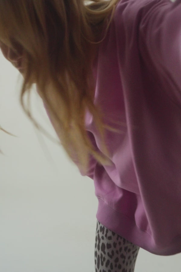 Oh April OV Sweater Positive Bright Lilac