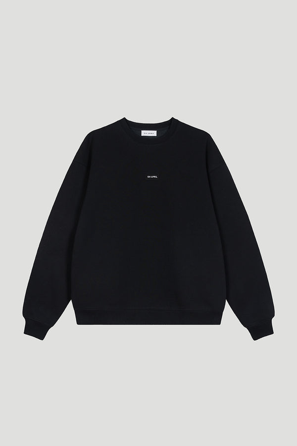 Oh April Oversized Sweater Black