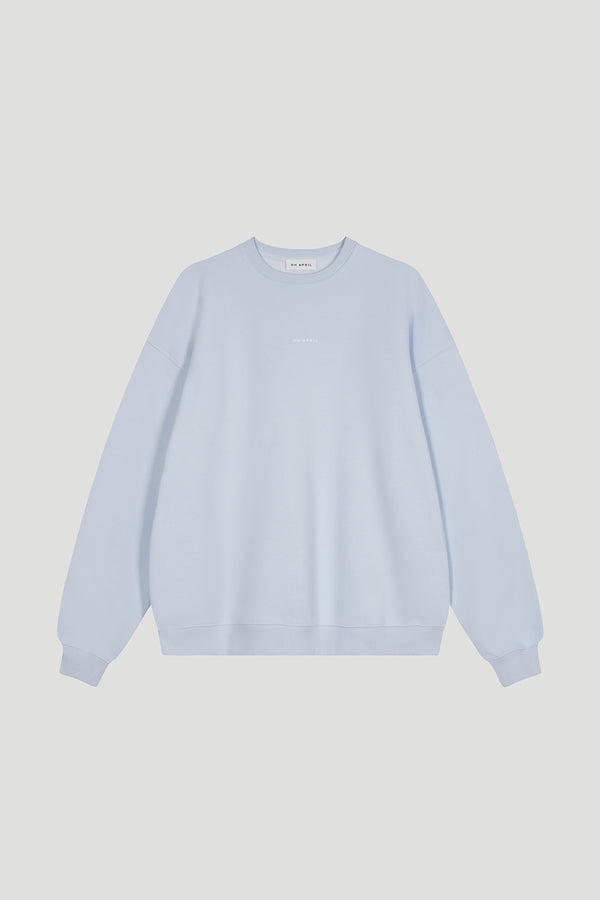 oh april Oversized Sweater Blue