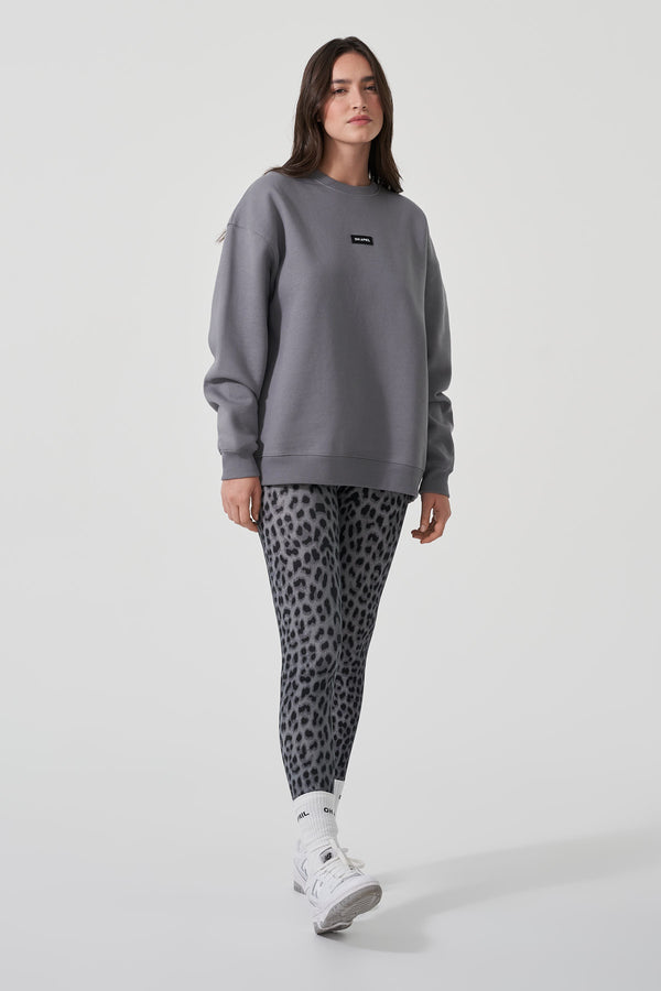 Oh April Oversized Sweater Dark Grey