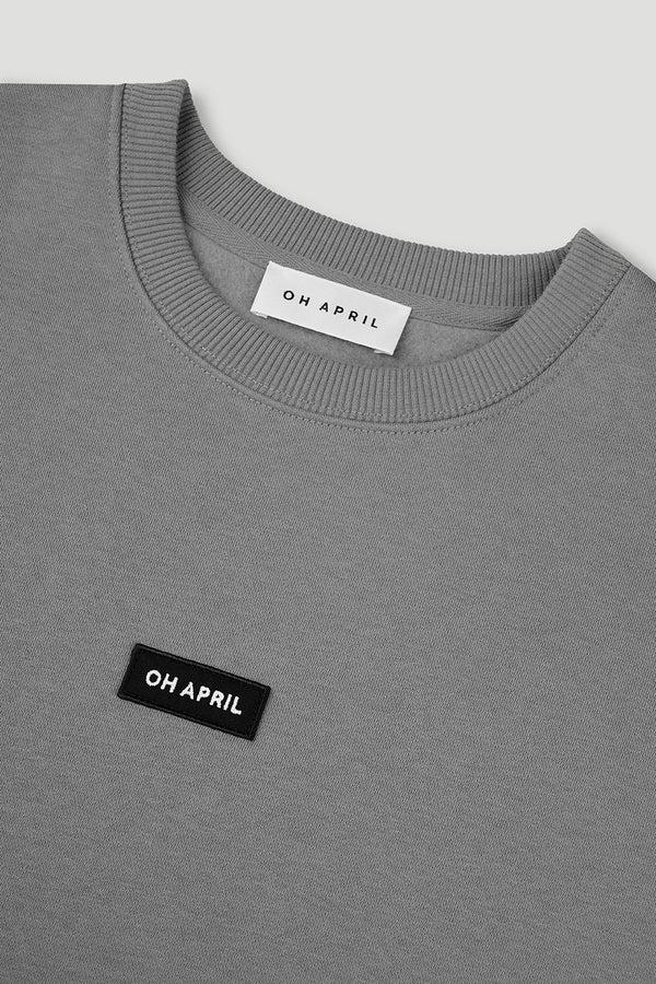 Oh April Oversized Sweater Dark Grey