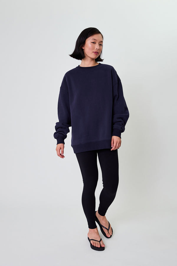 oh april Oversized Sweater Magic Blackberry