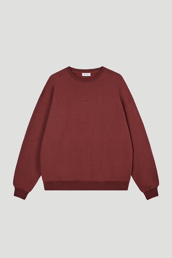 Oh April Oversized Sweater Muse Cherrywood