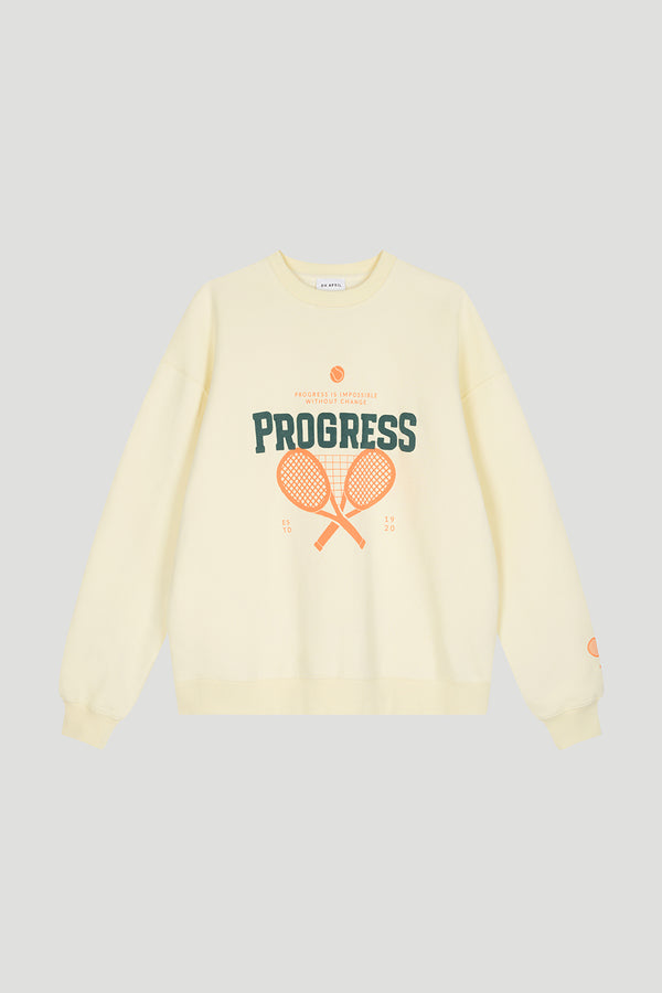 Oh April Oversized Sweater Progress Buttercream